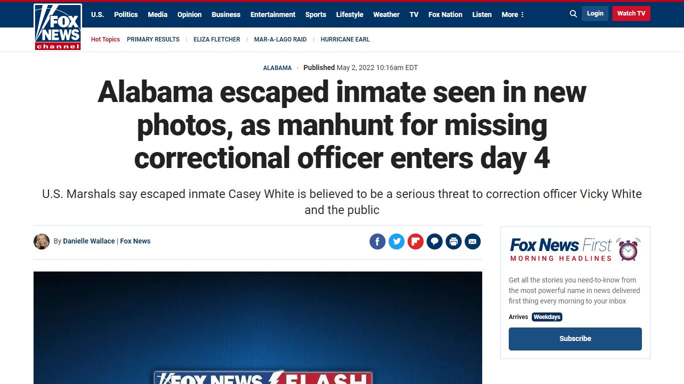 Alabama escaped inmate seen in new photos, as manhunt for missing ...